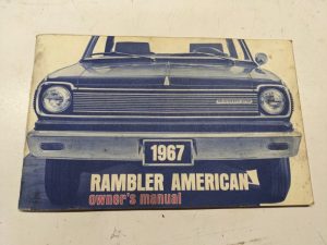 1967 Rambler American Motors Owner'S Manual Operators Hand Book Maintenance