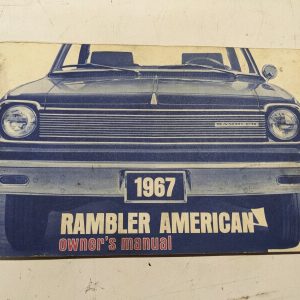 1967 Rambler American Motors Owner'S Manual Operators Hand Book Maintenance