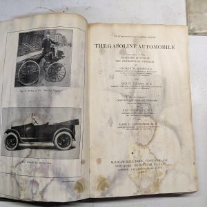 The Gasoline Automobile Hobbs Elliot History Technical Information 1921 Book