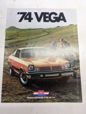 1974 Chevrolet Vega Dealership Sales Brochure Book Advertising Car Catalog
