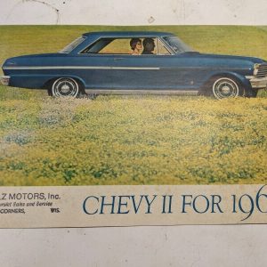 1963 Chevrolet Chevy Ii Dealership Sales Brochure Book Advertising Car Catalog