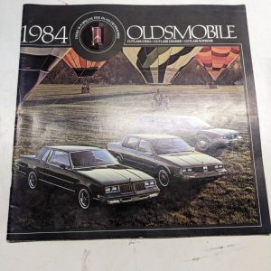 1984 Oldsmobile Cutlass Dealership Sales Brochure Book Advertising Car Catalog