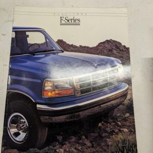 1992 Ford F-Series Dealership Sales Brochure Book Advertising Truck Catalog