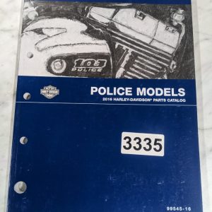Harley Davidson Motorcycle Parts List Manual Catalog Police Model 2016 99545-16