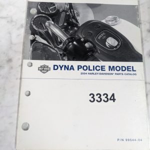 Harley Davidson Motorcycle Parts List Manual Catalog Police Model Dyna 2004
