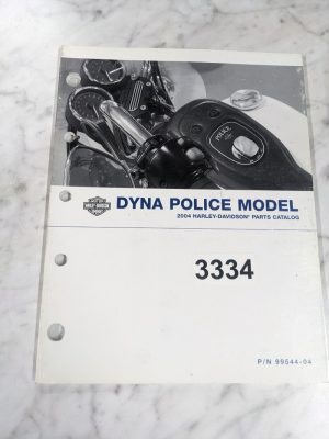 Harley Davidson Motorcycle Parts List Manual Catalog Police Model Dyna 2004