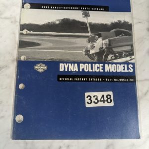 Harley Davidson Motorcycle Parts List Manual Catalog Police Model Dyna 2002