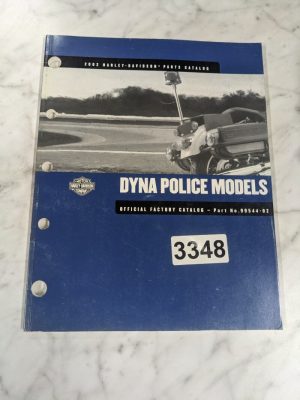 Harley Davidson Motorcycle Parts List Manual Catalog Police Model Dyna 2002