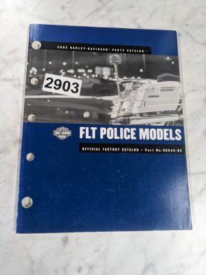 Harley Davidson Motorcycle Parts List Manual Catalog Police Model Flt 2002