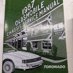 1987 Oldsmobile Chassis Service Manual Tornado Repair Shop Book Dealer