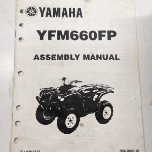 Yamaha Dealer Assembly Manual Oem Atv 4 Wheeler Yfm660Fp 5Km-28107-10 2001