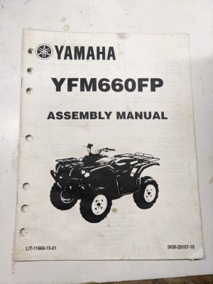 Yamaha Dealer Assembly Manual Oem Atv 4 Wheeler Yfm660Fp 5Km-28107-10 2001