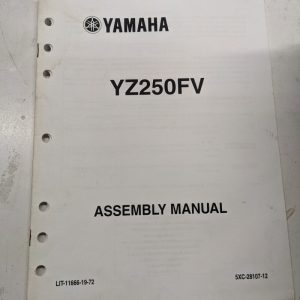 Yamaha Dealer Assembly Manual Oem Motorcycle Yz250Fv 5Xc-28107-12 2005