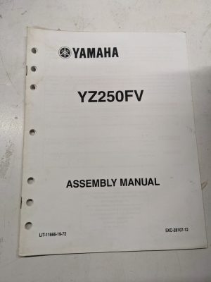 Yamaha Dealer Assembly Manual Oem Motorcycle Yz250Fv 5Xc-28107-12 2005