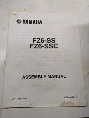 Yamaha Dealer Assembly Manual Oem Motorcycle Fz6-Ssc 5Vx-28107-10 2003
