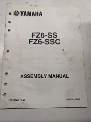 Yamaha Dealership Assembly Manual Oem Motorcycle Fz6-Ssc 5Vx-28107-10 2003