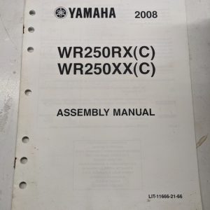Yamaha Dealership Assembly Manual Oem Motorcycle Wr250Rx(C) Lit11666-21-66