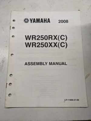Yamaha Dealership Assembly Manual Oem Motorcycle Wr250Rx(C) Lit11666-21-66