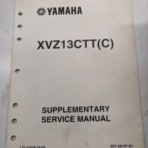 Yamaha Supplementary Service Manual Oem Motorcycle Xvz13Ctt(C) 4Xy-28197-E1 2004