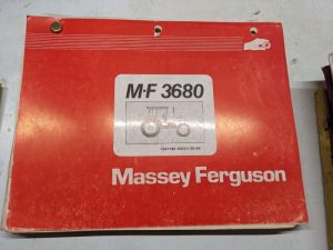 Massey Ferguson Mf 3680 Repair Service Parts List Book Manual Catalog 1989