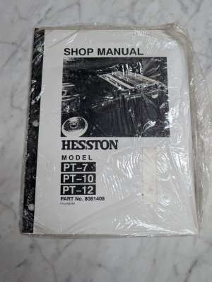 Hesston Model Pt-7 Pt-10 Pt-12 Part No 8081408 Shop Manual Service Repair Mainte