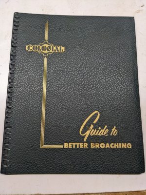 Colonial Guide To Better Broaching Cb-58 Design Information Manual Automatic