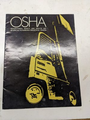 Osha Occupational Safety Health Act Applies Powered Industrial Trucks 1910.178