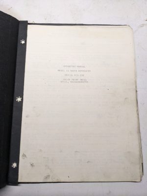 Union Twist Drill Operation Manual Model 15 Davis Keyseater 15-139 Parts List