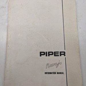 Piper Navajo Information Manual Aviation Pilots Operation 1970 Instruction Book