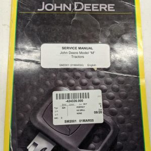 John Deere Jd Service Repair Manual Tractor Model M Sm2001 (01Mar55)