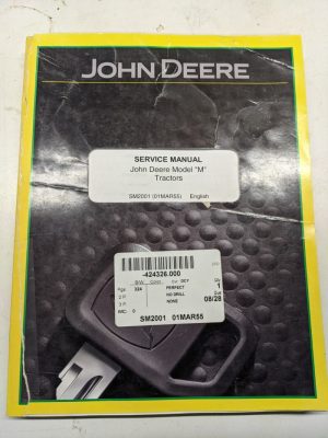 John Deere Jd Service Repair Manual Tractor Model M Sm2001 (01Mar55)