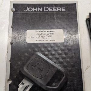 John Deere Jd Techincal Manual Service Repair Crawler Tractor Jd450B Tm1033