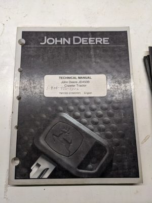 John Deere Jd Techincal Manual Service Repair Crawler Tractor Jd450B Tm1033