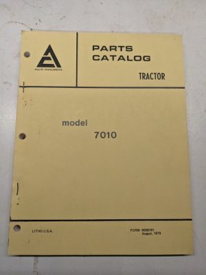 Allis Chalmers Repair Parts List Book Manual Catalog Model 7010 Tractor 1979