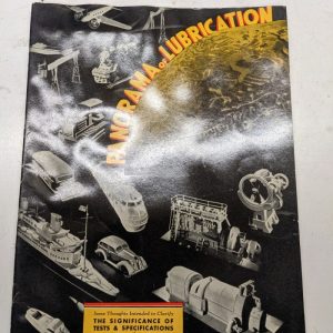 Panorama Of Lubrication Significance Of Test & Specifications Vol 1 No 7 Shell