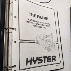 Hyster Service Repair Manual Fork Lift H 165 280Xl H8-12Xl 300-360Xl H330 360 Ec