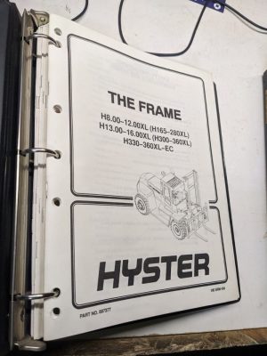 Hyster Service Repair Manual Fork Lift H 165 280Xl H8-12Xl 300-360Xl H330 360 Ec