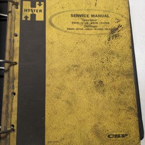Hyster Service Repair Manual Spacesaver S 60 B Challenger H 70 80 100 H120 C