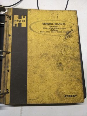 Hyster Service Repair Manual Spacesaver S 60 B Challenger H 70 80 100 H120 C