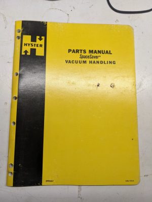 Hyster Parts List Book Manual Catalog Fork Lift Spacesaver Vacuum Handling 1971