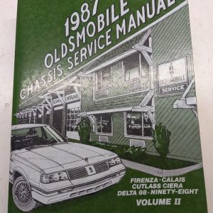 1987 Oldsmobile Chassis Service Manual Firenza Cutlass Ciera 88 98 Volume 2