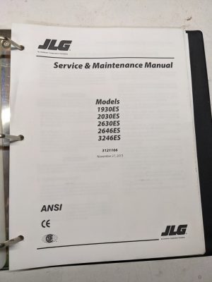 Jlg Service Maintenance Manual Repair Operation 1930 2030 2630 2646 3246 Es 2013