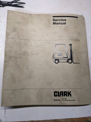 Clark Forklift Service Adjustment Manual Sm 520 Gcs Gps Standard 1984 Pm-520