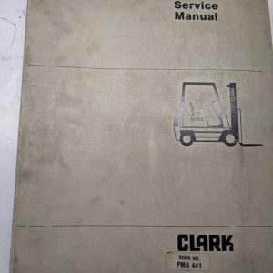 Clark Forklift Service Maintenance Manual Pma 441 C500 1983 Shop Book Repair