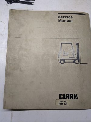 Clark Forklift Service Maintenance Manual Pma 441 C500 1983 Shop Book Repair