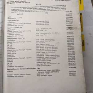 Caterpillar Cat Service Repair Maintenance Manual 950B 950E Wheel Loader Shop