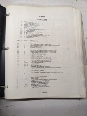 Clark Sm555 Service Repair Manual 1989 Tm 247 Maintenance Shop Book