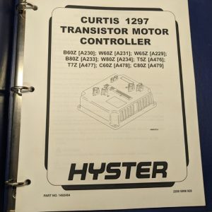 Hyster Curtis 1297 Transistor Motor Controller B W T C 60 65 80 5 7 Z Manual