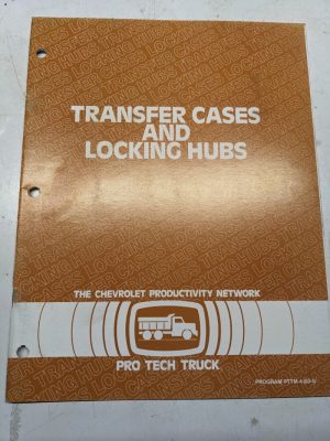 Gm Chevrolet Pro Tech Truck Manual Shop Book 1983 Transfer Cases Locking Hubs