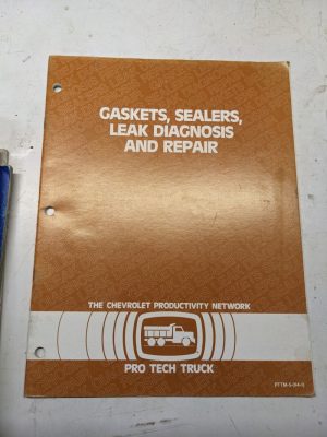 Chevrolet Gm Pro Tech Truck Manual Shop Book 1984 Gaskets Sealers Leak Repair